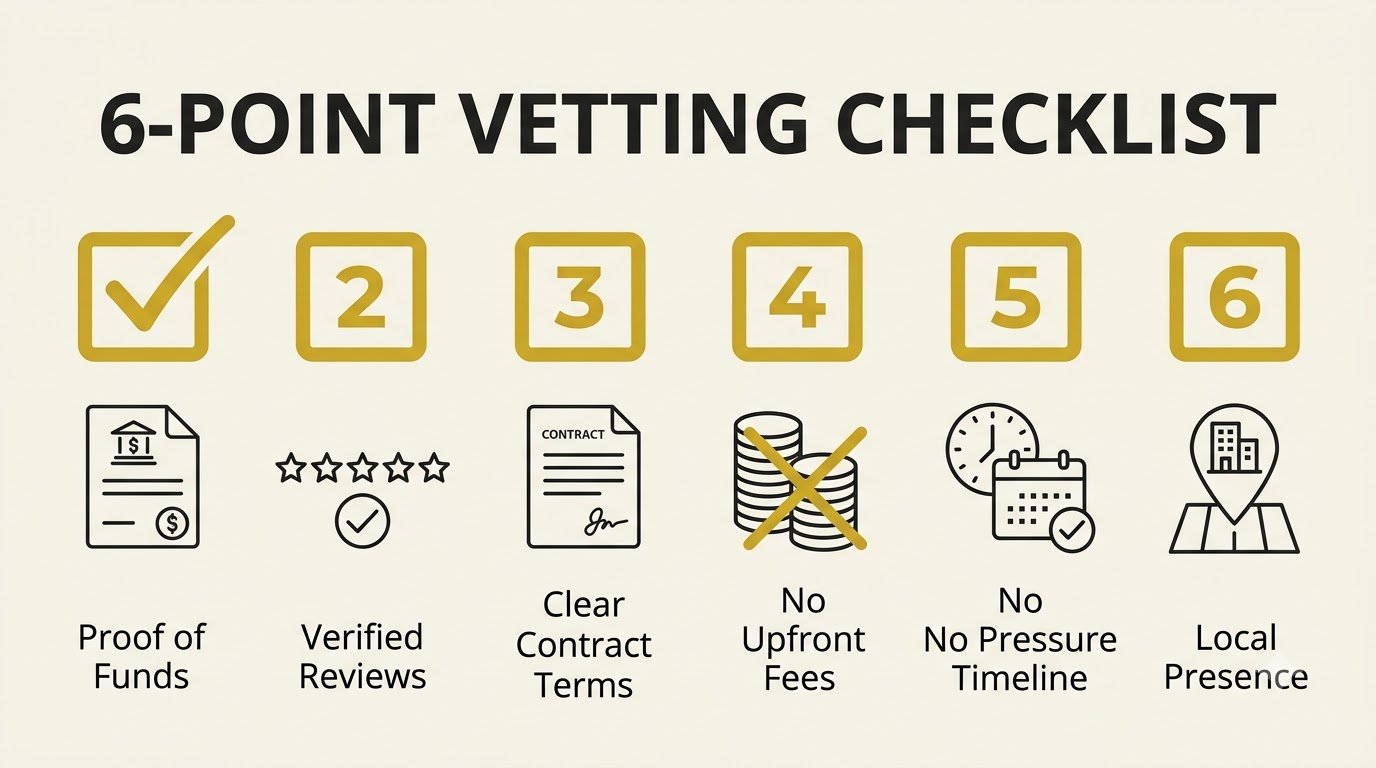 6-point checklist for vetting house buying companies in Miami FL