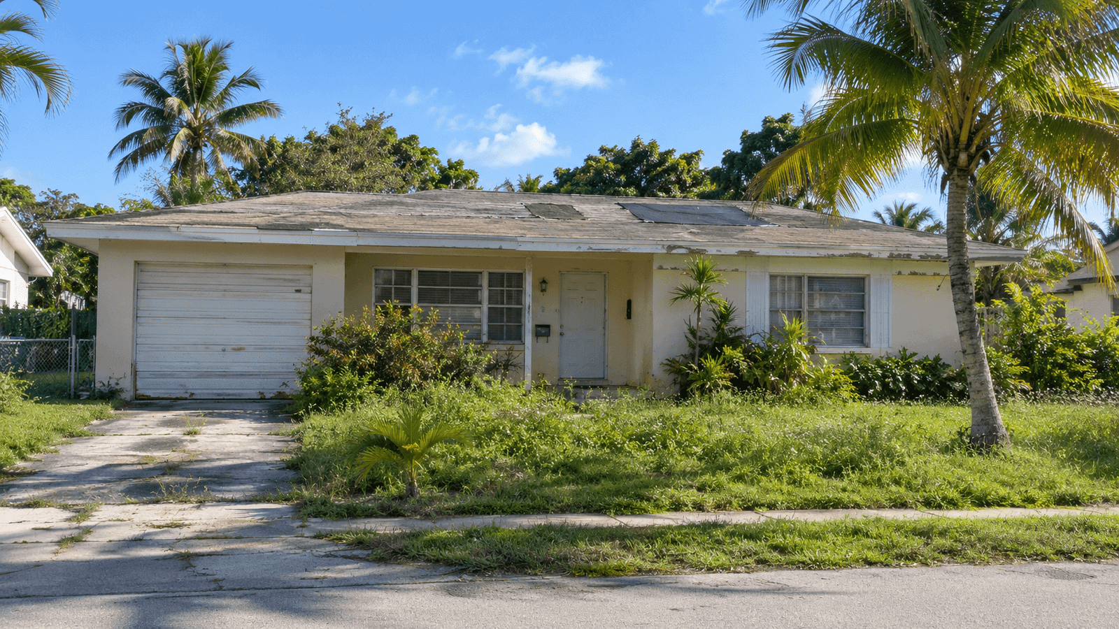 Older Miami house needing repairs that can be sold for cash as-is