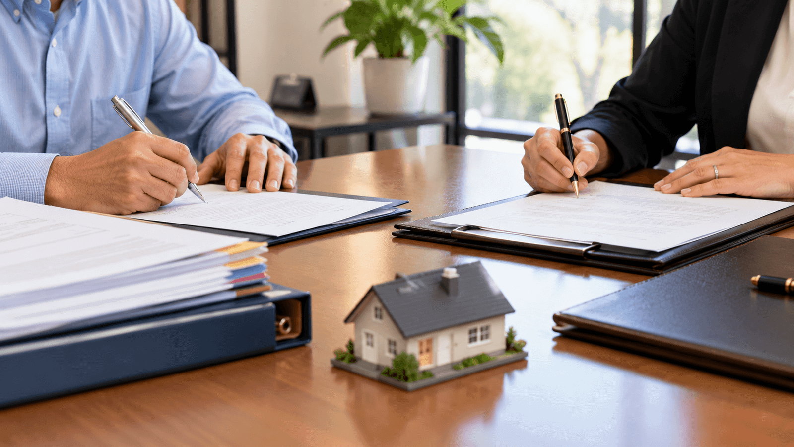 Title company closing documents for a fast home sale in Florida