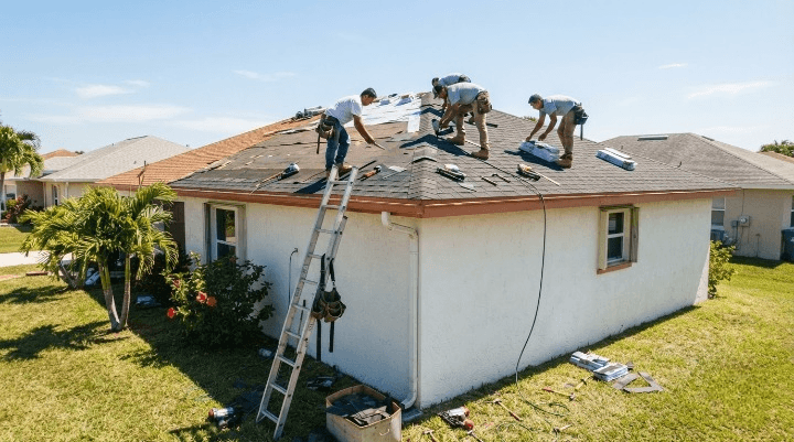 Roof repairs that cut net proceeds from a traditional Miami home sale